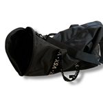 Victoria's Secret  NWT Duffle Bag Black Logo Pockets Gym Beach Sports School VSX Photo 4