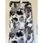 Helmut Lang  Crypsis Watercolor Strapless Silk Midi‎ Cocktail Dress Womens 6 Photo 3