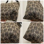 Michael Kors Beford Monogrammed Shoulder Bag Black Tan Tassel *No Long Strap* Photo 11