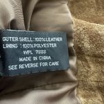 Anne Klein Vintage Y2k Suede Leather Button Up Jacket chocolate Brown XL Photo 5