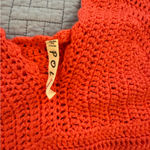 POL Orange Red Embellished Crop Camisole Photo 1