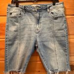 KanCan Light Blue Denim Shorts Size 31 Photo 0