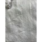 Jones New York Jones & Co White Linen Popover Shirt with Tab Sleeves Photo 5