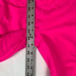 Good American  size 2 xs hot pink crop leggings mesh cutout athletic prep Photo 6