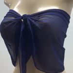 Zuliana Dark Blue Mesh Boob Tube Top. Made in USA. New With Tags Size undefined Photo 1