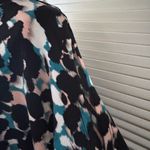 Rachel Roy Cold Shoulder Blue Pink Black Blouse Top Size M Photo 3