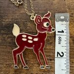 Disney WALT  PRODUCTIONS Vintage Bambi Enamel Necklace Photo 3