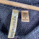 Eyeshadow  Grey Sequin Detail Long Sleeve Knit Tunic Sweater Women's Size Medium Photo 4