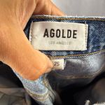 AGOLDE Riley High Rise Straight Crop in Endless Blue Size 25 Photo 7