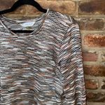 Allison Daley  Brown-Tone Static Knit 3/4 Sleeve Sweater Women's Size XL Photo 1
