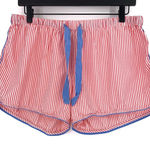 LAKE Cotton Sleep Shorts Red White Stripe S Photo 0