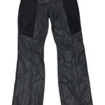 David Lerner  Pants‎ Womens X Small Black Faux Leather Vented Leggings Photo 0