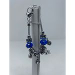 Teacher Charm Bracelet Blue Apple #1‎ Teacher Book ABC Heart Spacers 8" Long Photo 2