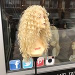 Blonde curly wig Swisslace Lacefront 2020 style Photo 7