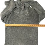 Armani Exchange A|X Womens Pullover Medium Grey Cowl Neck Top Sweater Ribbed Photo 4