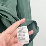 Urban Outfitters  UO Womens Tie Front Long Balloon Sleeve Blouse Size M Green Photo 6