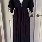 Kate Spade New York Women's Contrast Solid Tiered Cover Up Dress. MSRP $180 Photo 7