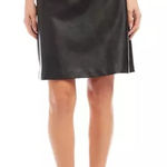 Karen Kane  Vegan Leather Skirt Chic Minimalist Style Size XS Photo 0