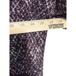 Chico's Travelers NWT Tweed Texture Jacket Open Front Cardigan Plum Multi Size 3 Photo 4