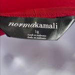 Norma Kamali  Red Knee-Length Sweetheart Dress Photo 1