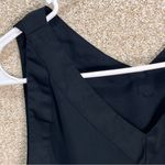 Who What Wear Imperfect black top slightly sheer Black V-Neck Tank Top 2018 fall Photo 5