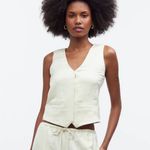 Madewell Button-Front Vest Top - Batter - Size : 12 Photo 5