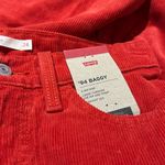 Levi's NWT Levi’s Jeans ‘94 Baggy in Valiant Poppy orange / red Corduroy 24X31 Photo 4