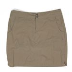 Mountain Hardwear Mountain Hardware Women's Khaki Multi Pocket Straight Pencil Mini Skirt 6 Photo 0