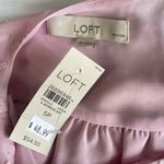 Loft Pink Swiss Dot Flowey Top Photo 3