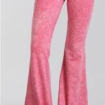 Chatoyant  Flare Pants Striped Elastic Waist Wide leg M Photo 2