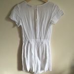 Hollister White Summer Front Tie Eyelet Lace Romper Shorts Photo 8