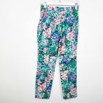 ZARA | Bright Tropical Floral Print Pants Women’s Sz. XS Hawaiian Resortwear Photo 4