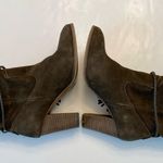 Dolce Vita Melah Western Ankle Boots Booties Tassel Fringe 7.5 Olive Brown Suede Size undefined Photo 4