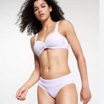 Calia Knot Front Bikini Top White Size Medium Photo 0