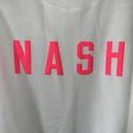 NASH‎ COLLECTION Women’s White with Neon Pink Long Photo 1