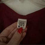 Camp Collection Dolly Burgundy Retro Tank Top Photo 1