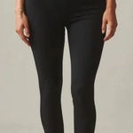 American Giant Women's Ponte Slim Pant High Rise Size 12 Made In USA Black Photo 0