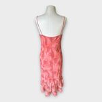 City Triangles Vintage 90s Y2K Ruffled Layered Slip Dress Pink Paisley 11 Flirty Photo 1