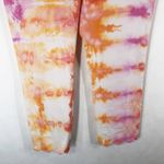 Crown & Ivy Crown Ivy Size 4 Pants Trendy Tulip Tie Dye Handmade Scalloped Pink Orange 218 Photo 8
