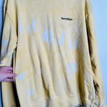 SPORTY & RICH Serif Yellow Tie Dye Crew Sweatshirt Size Large Photo 6