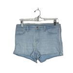 Levi's  Denim Jean Shorts Pink Side Seam Light Wash Size 28 Photo 8