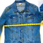Merona Button Down Denim Jacket Blue Size Small Photo 9