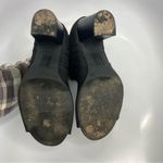 American Eagle Outfitters peep toe heels black laser cut faux leather size 9.5 Photo 7