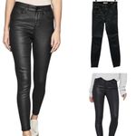 PacSun  Black Mid Rise Skinniest Coated Bodycon Jeans Womens 24 Photo 1