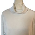 SheIn  women's small white long sleeve stretchy pullover turtleneck sweater Photo 4