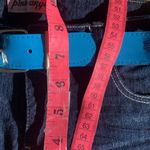 Vintage Pink Angel Dark Blue Jean Shorts with Star Belt Size 12 Photo 10