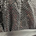 Gunne Sax Vintage 80s Jessica McClintock Black Sequin Tulle Strapless Mini Dress Photo 7