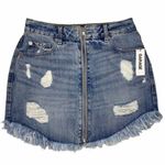 Garage Denim Zip Up Skirt Photo 0