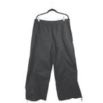 ZARA NEW Womens Black High Rise Straight Wide Leg Windbreaker Trousers Pants XXL Photo 1