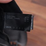 ASOS DESIGN Black V Neck Strappy Back One Piece Swimsuit Size 6 Photo 1